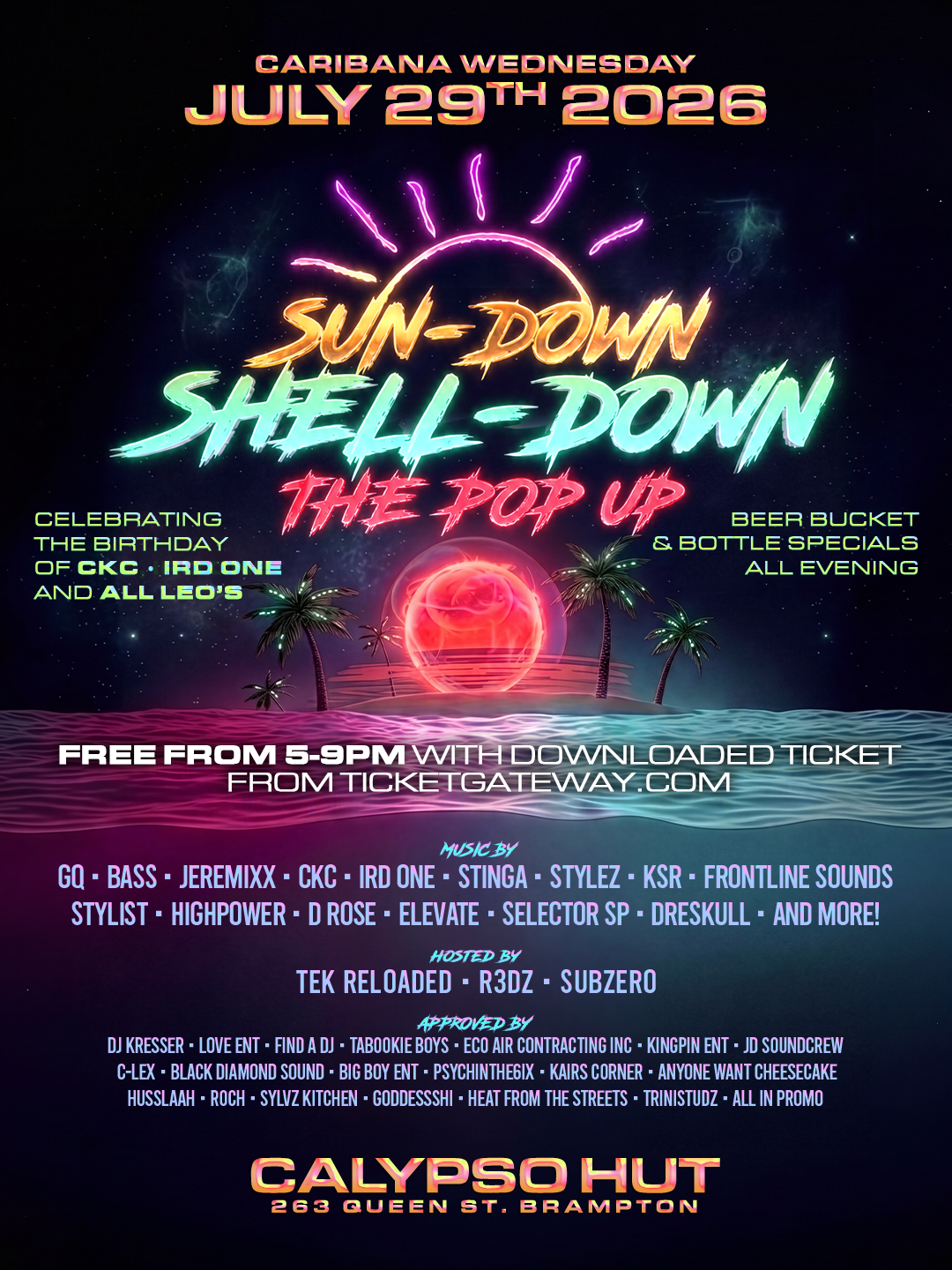 Sun Down Shelldown [The Pop Up Edition]